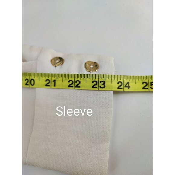 Zara Beige 100% Polyester Midi Dress Size XL - Picture 12 of 14